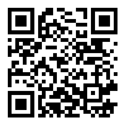 QR code for webinar feedback